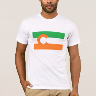 Colorado Statlig flagga w/Irish färg Tee Shirt