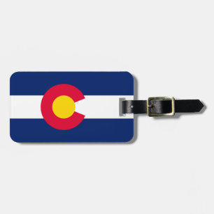 Colorado statlig flaggadesign bagagebricka
