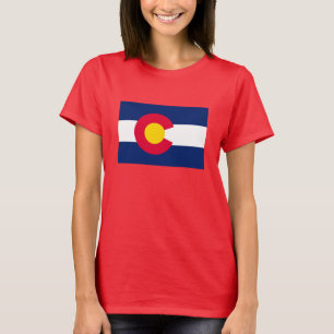 Colorado statlig flaggadesign tröja