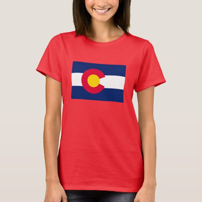 Colorado statlig flaggadesign tröja (Framsida)