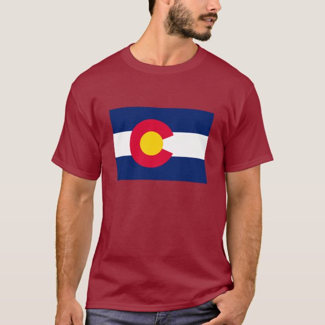 Colorado statlig flaggadesign tröja (Framsida)