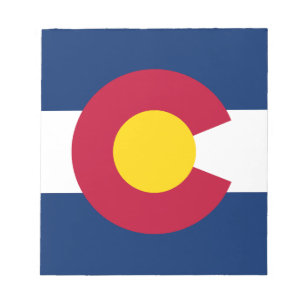 Colorado statsflagga anteckningsblock