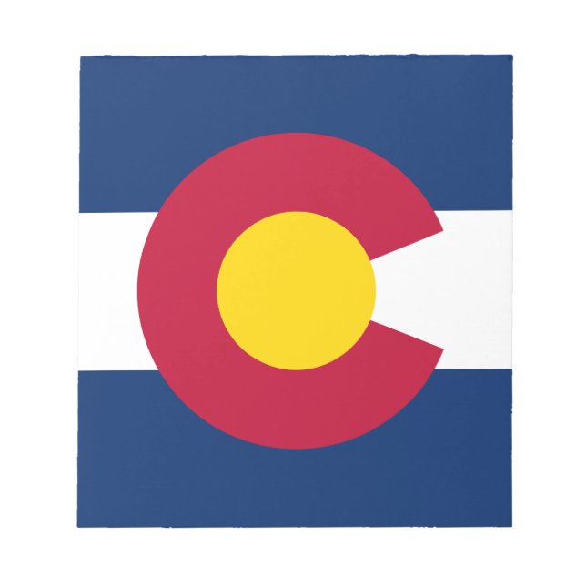 Colorado statsflagga anteckningsblock (Framsida)