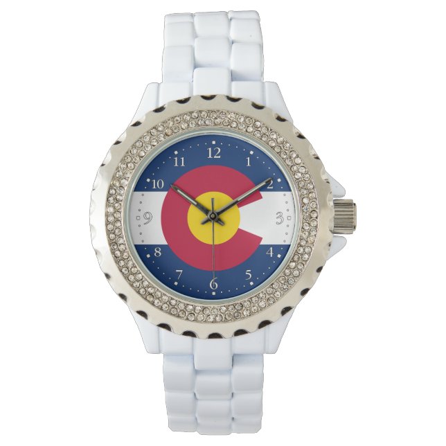Colorado statsflagga armbandsur (Framsida)