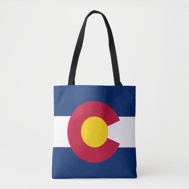 Colorado Statsflagga Handväskor Tygkasse (Framsida)