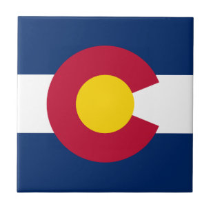 Colorado statsflagga kakelplatta