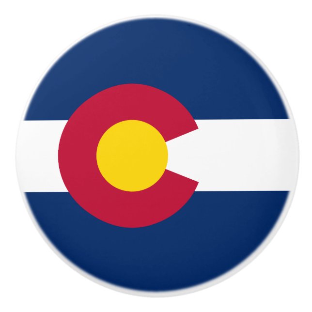 Colorado statsflagga knopp (Framsidan)