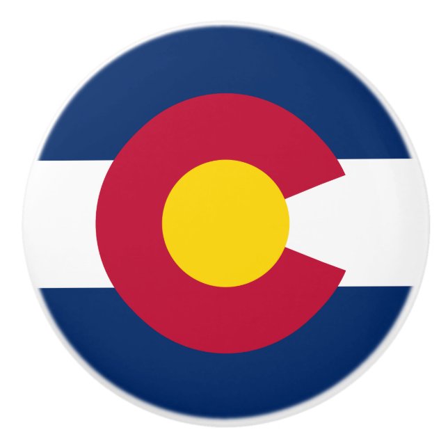 Colorado statsflagga knopp (Framsidan)