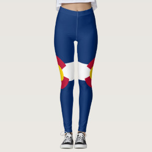 Colorado statsflagga leggings