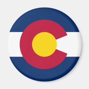 Colorado statsflagga magnet