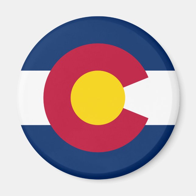 Colorado statsflagga magnet (Framsidan)