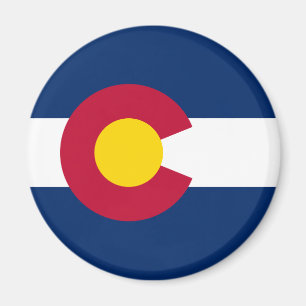 Colorado statsflagga magnet