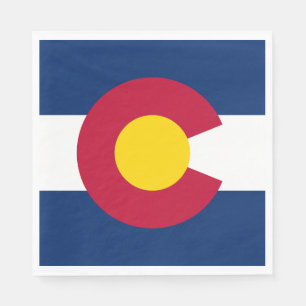 Colorado statsflagga pappersservett