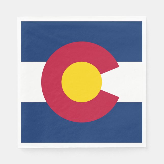 Colorado statsflagga pappersservett (Framsidan)