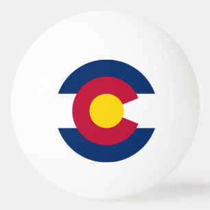 Colorado statsflagga pingisboll