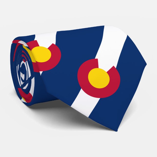Colorado statsflagga slips (Rullad)