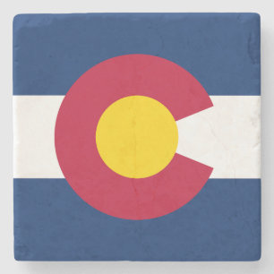 Colorado statsflagga stenunderlägg