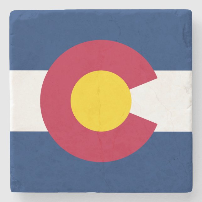 Colorado statsflagga stenunderlägg (Framsidan)