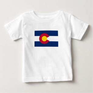 Colorado statsflagga t shirt