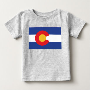 Colorado statsflagga t shirt