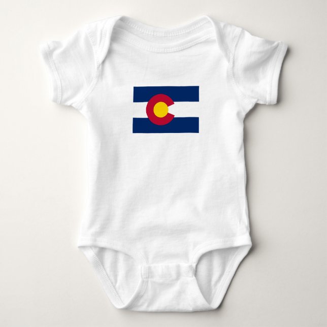 Colorado statsflagga t shirt (Framsida)