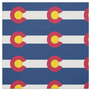Colorado statsflagga tyg