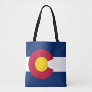 Colorado statsflagga tygkasse