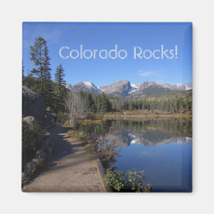 Colorado Sten Rocky Mountain nationalpark Magnet