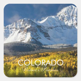 Colorado Sticker Fyrkantigt Klistermärke