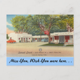 Colorado, Sunset Court Vykort