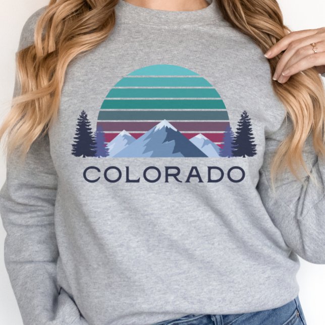 Colorado Sunset Sweatshirt, Travel Sweatshirt T Shirt (Skapare uppladdad)