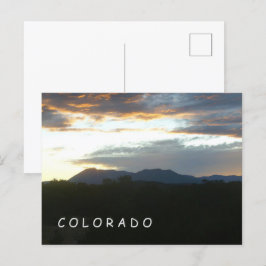 Colorado Sunset-vykort Vykort