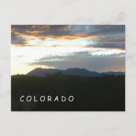 Colorado Sunset-vykort Vykort