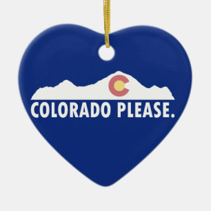 Colorado, tack julgransprydnad keramik
