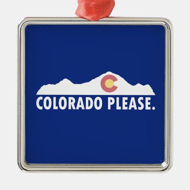 Colorado, tack julgransprydnad metall (Framsidan)