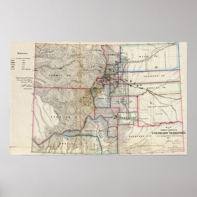 Colorado Territory Poster (Framsidan)