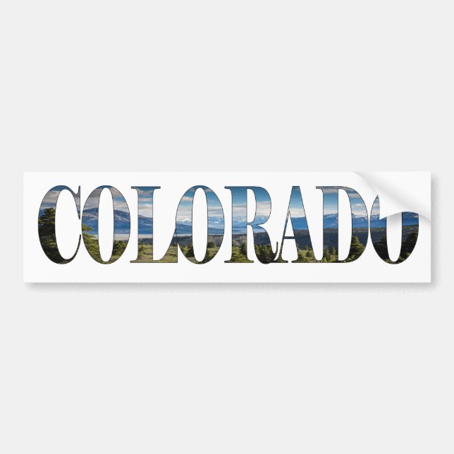 Colorado Text I Bildekal (Framsidan)