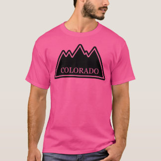 Colorado Thned Mountains Active T Shirt