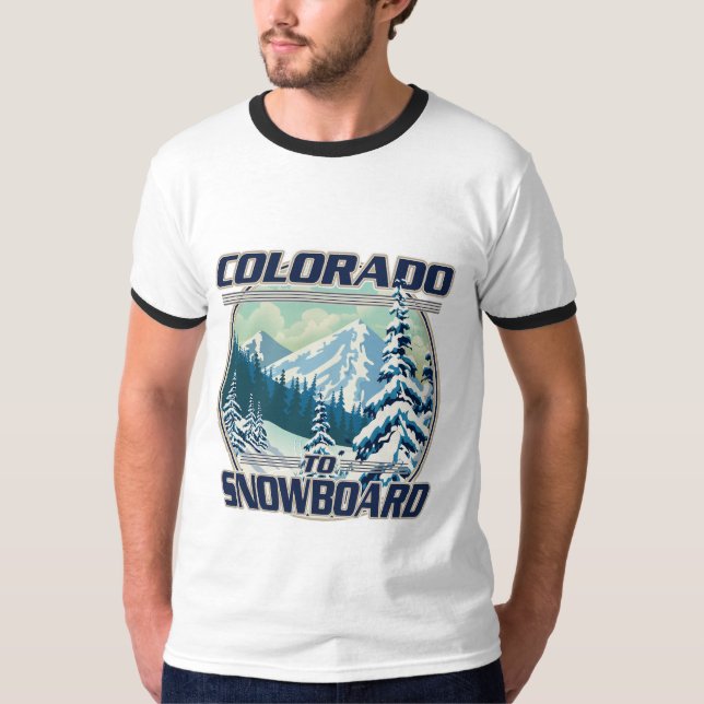 Colorado till snöpapp t shirt (Framsida)