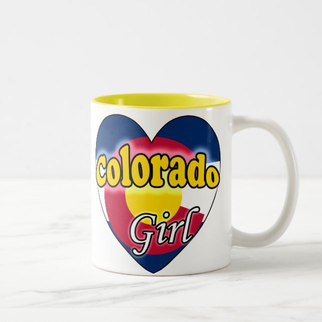 Colorado tjej Två-Tonad mugg (Höger)