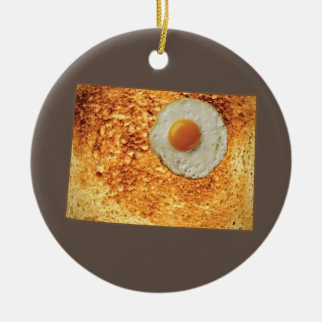 Colorado Toast & Egg Julgransprydnad Keramik (Framsidan)