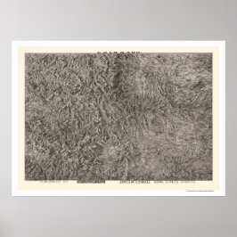 Colorado Topografiska Karta 1894 Poster