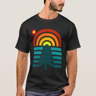 Colorado Träd Art-grafik T Shirt