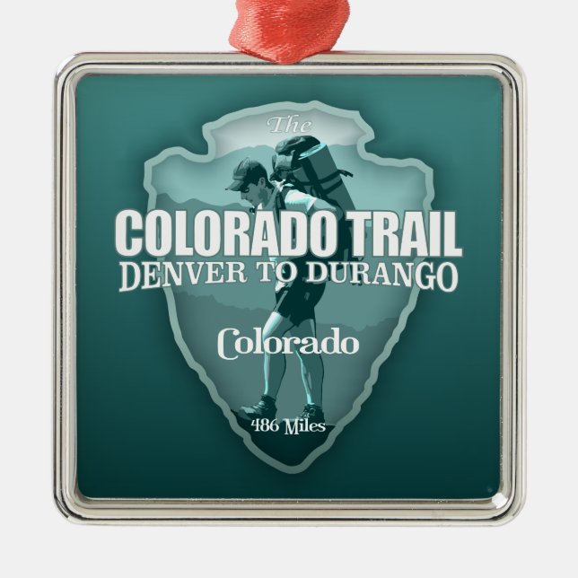 Colorado Trail (pilspets T) Julgransprydnad Metall (Framsidan)