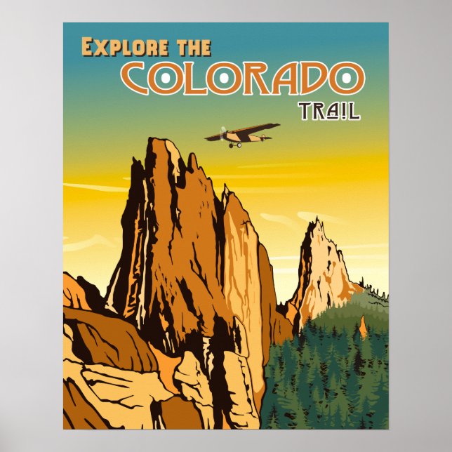 Colorado Trail Poster (Framsidan)