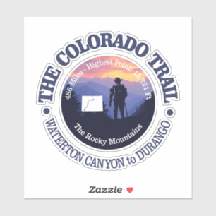 Colorado Trail (rd2) Klistermärken