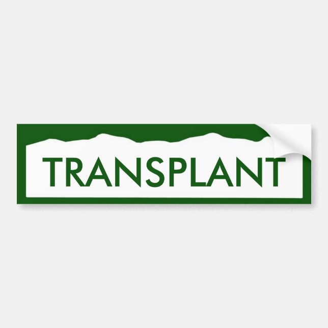 Colorado TRANSPLANTAT Bildekal (Framsidan)