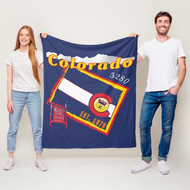 Colorado ullfilt fleecefilt (På plats)