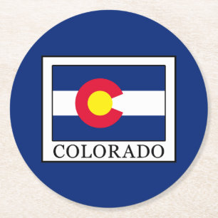 Colorado Underlägg Papper Rund