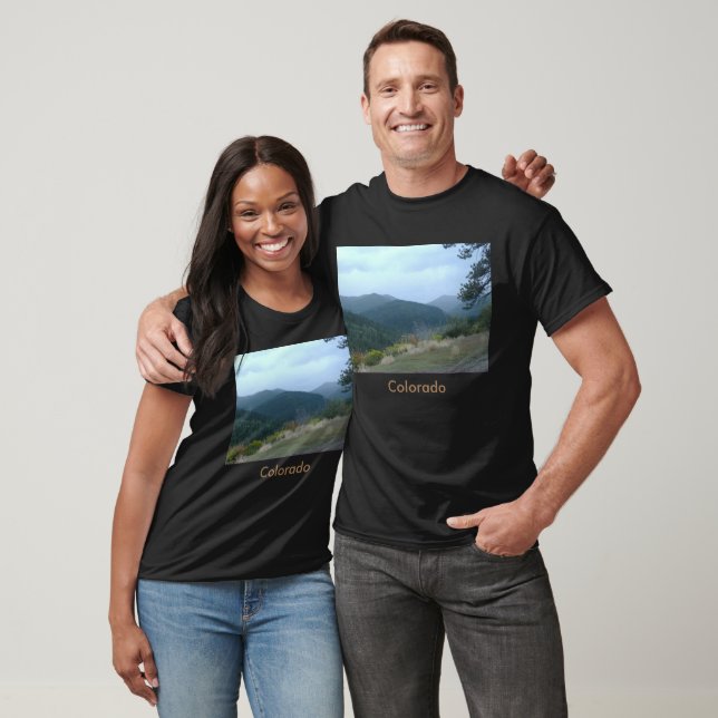 Colorado Unisex Basic Mörk T-Shirt (Unisex)